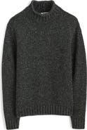 Madewell Roll Neck Donegal Wool Blend Sweater
