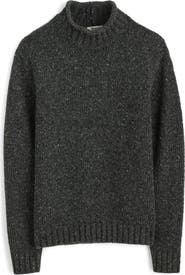 Madewell Roll Neck Donegal Wool Blend Sweater