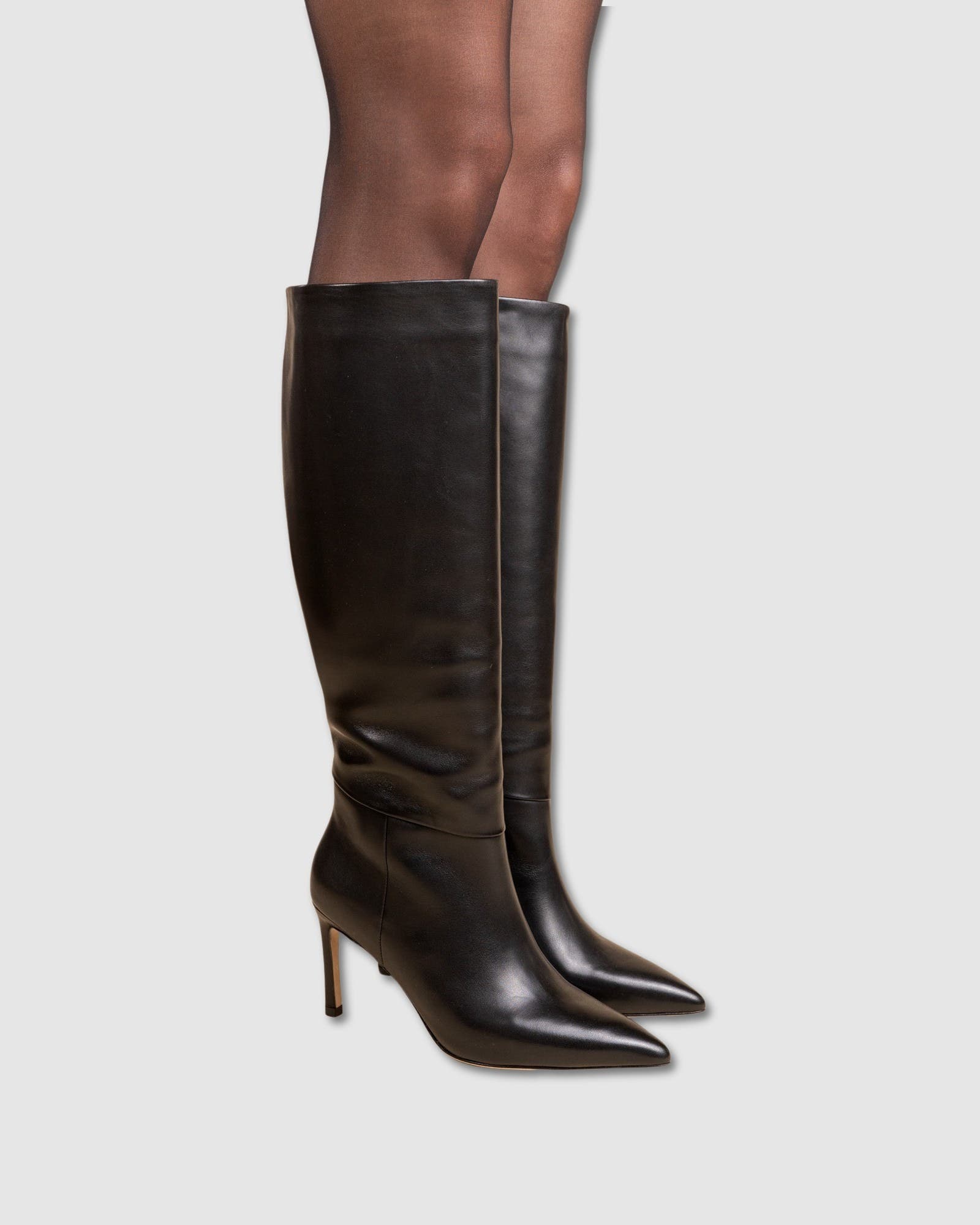 MI/MAI Coco Stiletto Long Boot, Alternate, color, Black