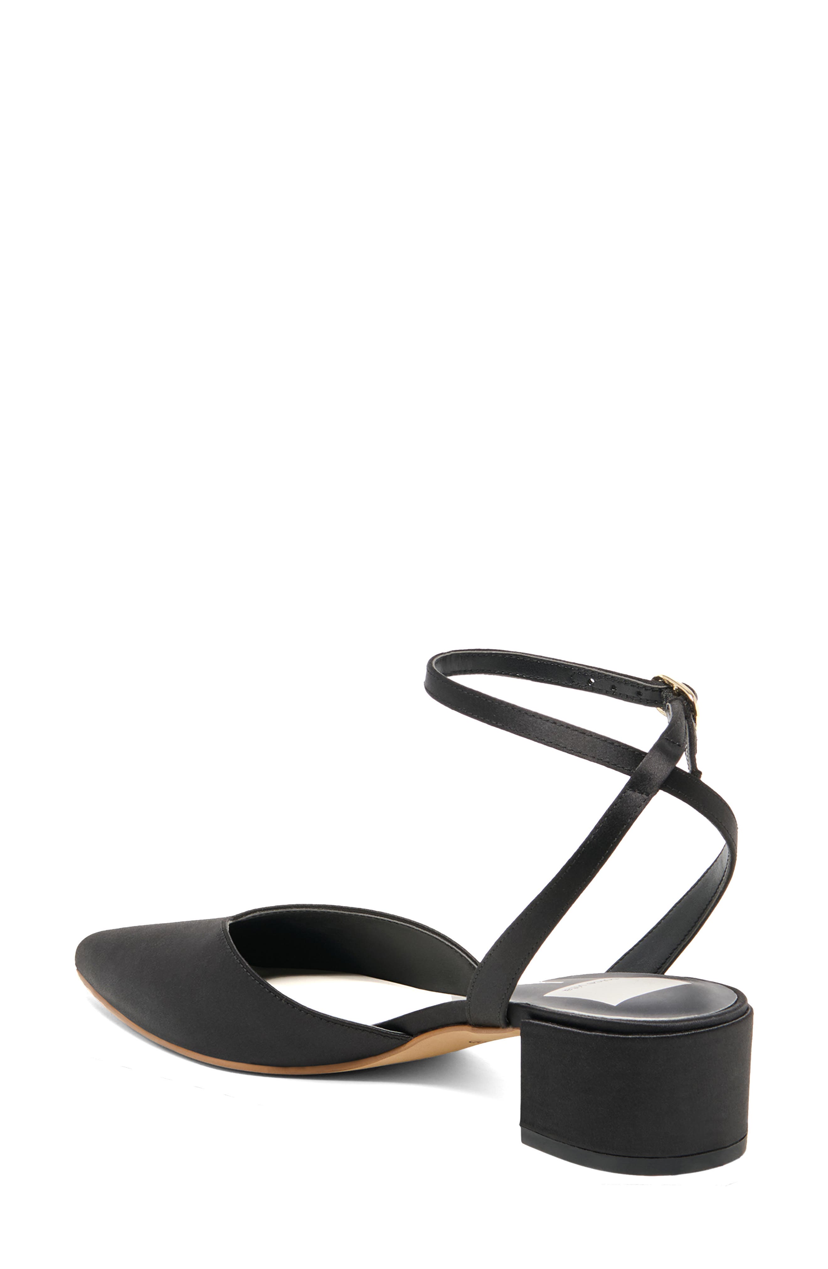 Dolce Vita Carrey Pointed Toe Pump, Alternate, color, Onyx Satin