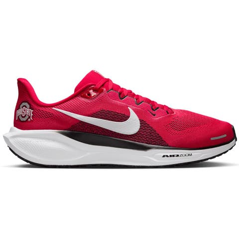 Unisex Nike Scarlet Ohio State Buckeyes Zoom Pegasus 41 Running Shoes