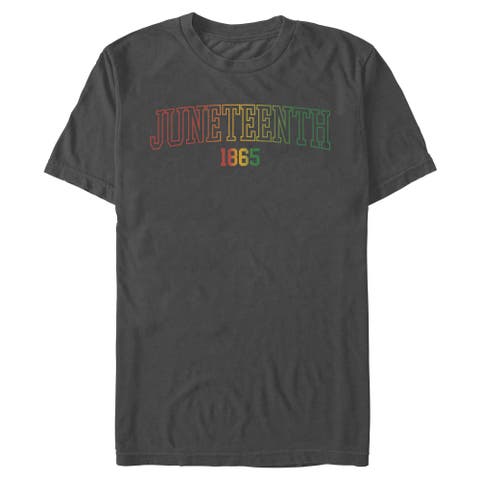 Men's Lost Gods Juneteenth 1865 Retro Gradient  Graphic T-Shirt