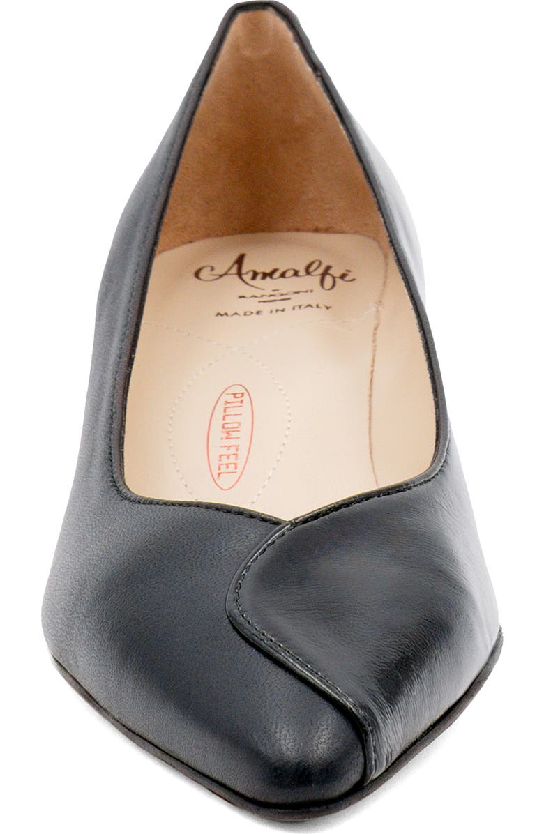 Amalfi by Rangoni Paglietta Pointed Toe Pump, Alternate, color, Black Soft Paint