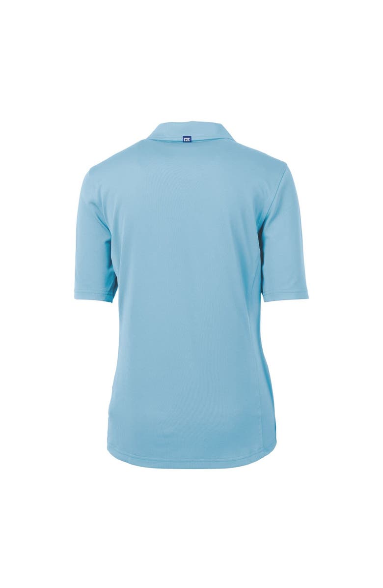 Cutter & Buck Women's Cutter & Buck Powder Blue Charlotte Knights Virtue DryTec Eco Pique Recycled Polo, Alternate, color, 