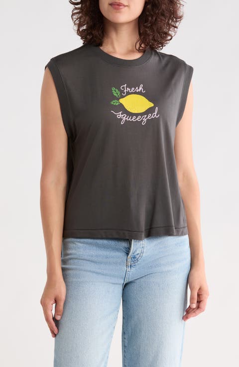 Fresh Squeezed Lemon Muscle Tee