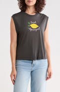 Junk Food Fresh Squeezed Lemon Muscle Tee