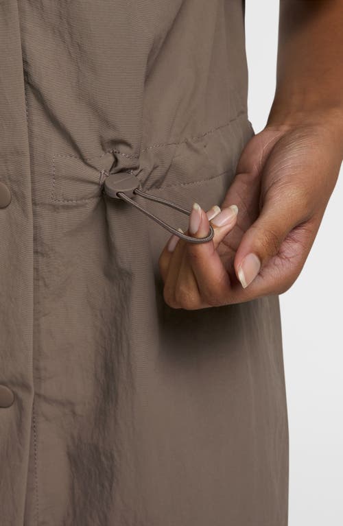 Nike Sportswear Everything Nylon Dress In Brown