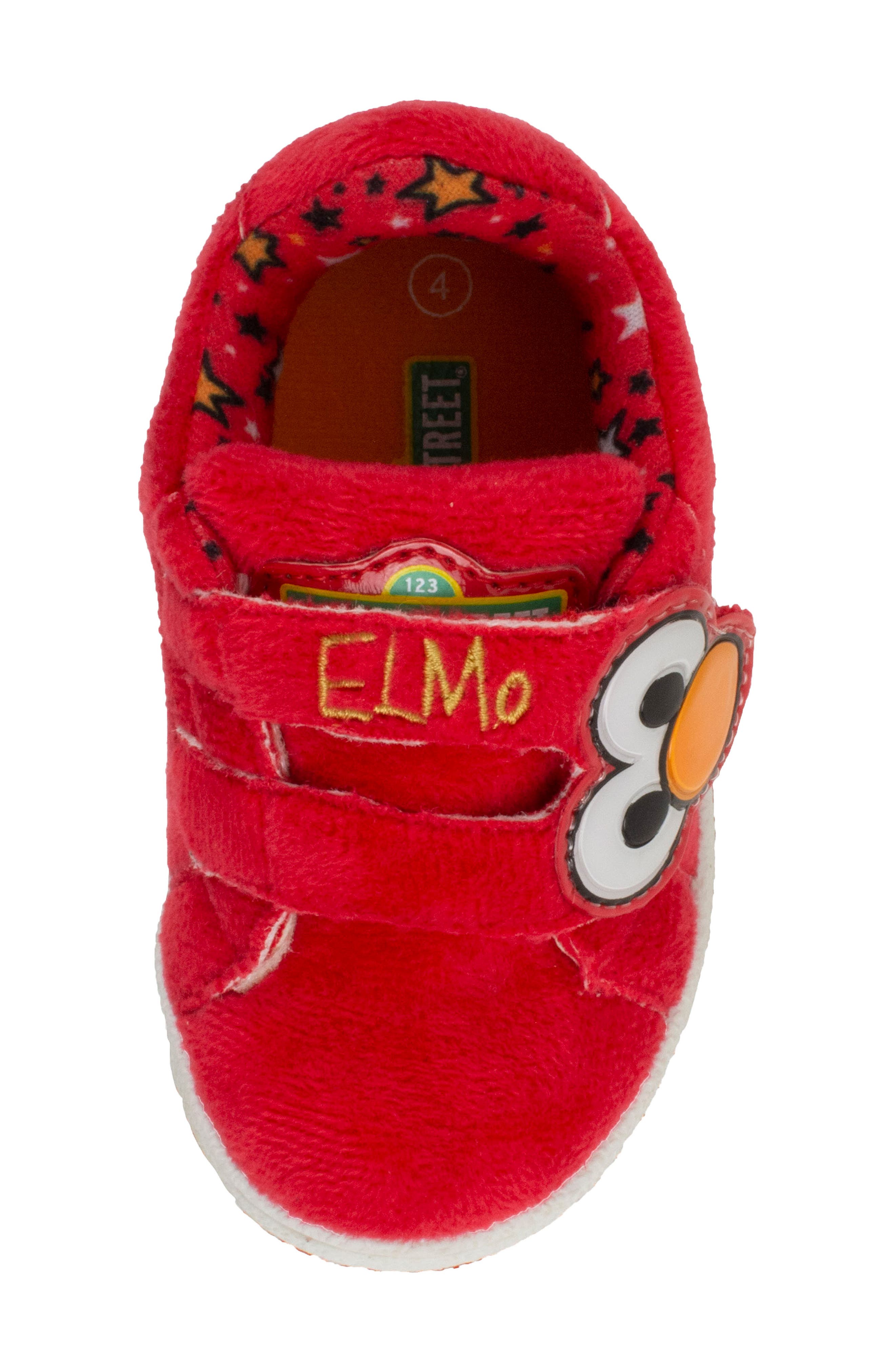 SG Footwear Kids' Sesame Street Elmo Faux Fur Sneaker, Alternate, color, 