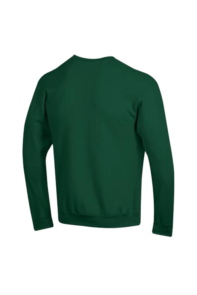 Men's Champion  Green Green Bay Packers Powerblend Fleece Sweatshirt, Alternate, color, Green