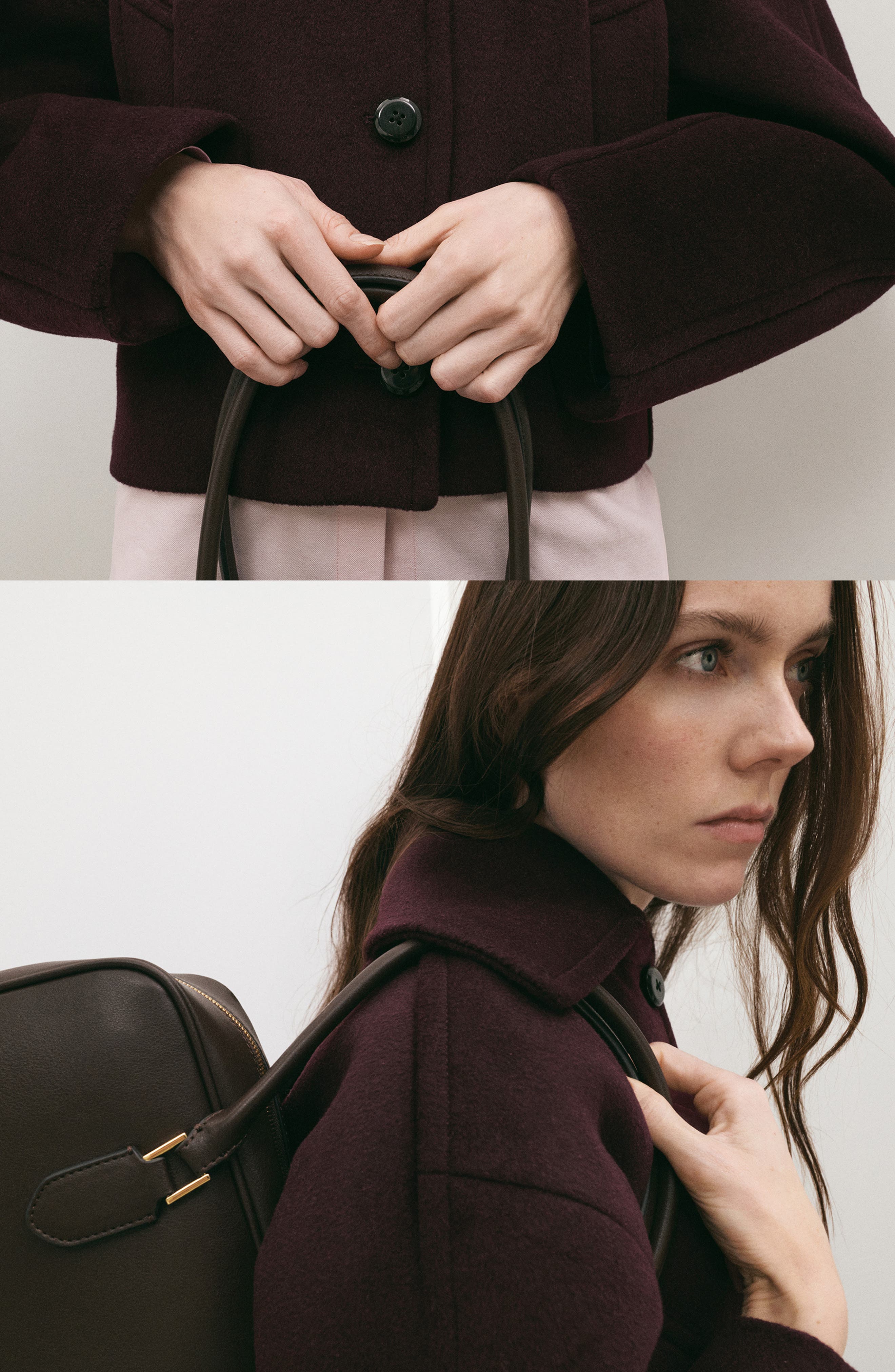 MANGO Wool Blend Crop Jacket — фото 7