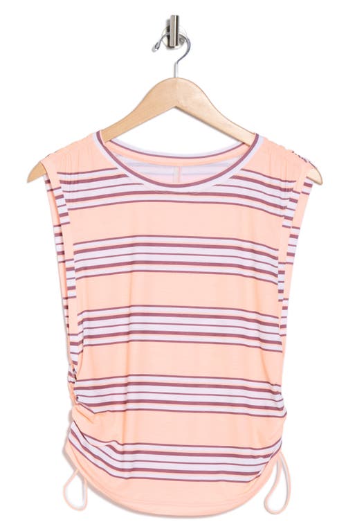 Free People Stripe Sport Mode Muscle T-shirt In Multi