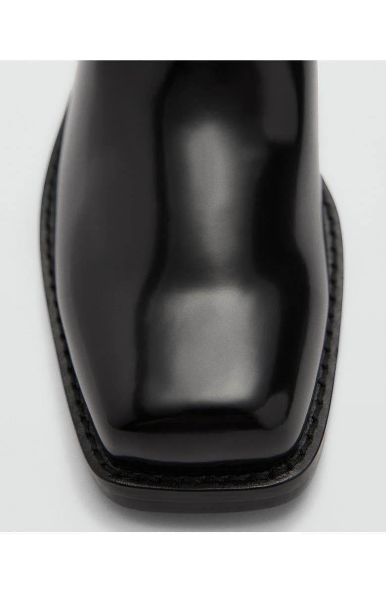 MANGO Patent Engineer Boot, Alternate, color,