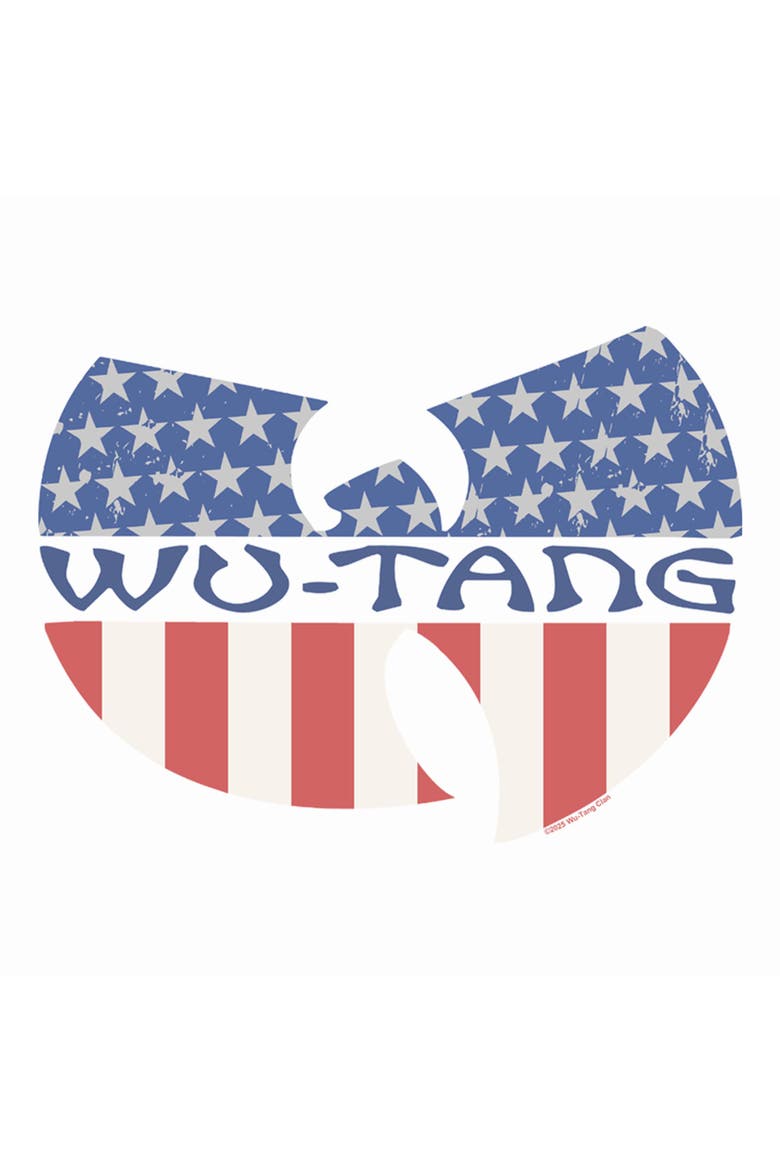 Men's American Flag Group Logo Short Sleeve Ringer T-Shirt, Alternate, color, White/Red