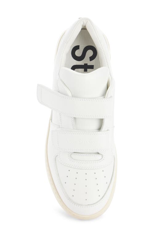 Shop Acne Studios Steffey U Friend Low Top Sneaker In Optic White/ecru