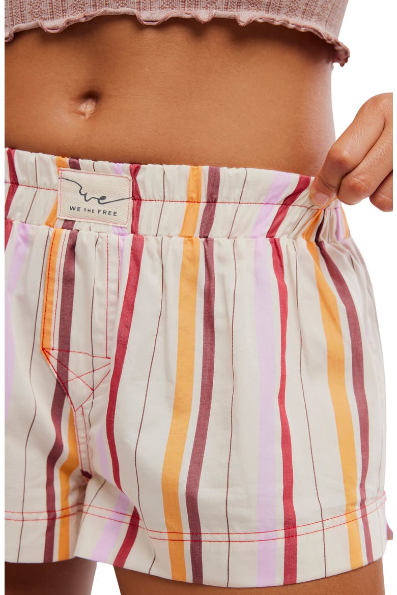 Initmately FP Day To Day Mini Boxer Shorts, Alternate, color, TEA COMBO