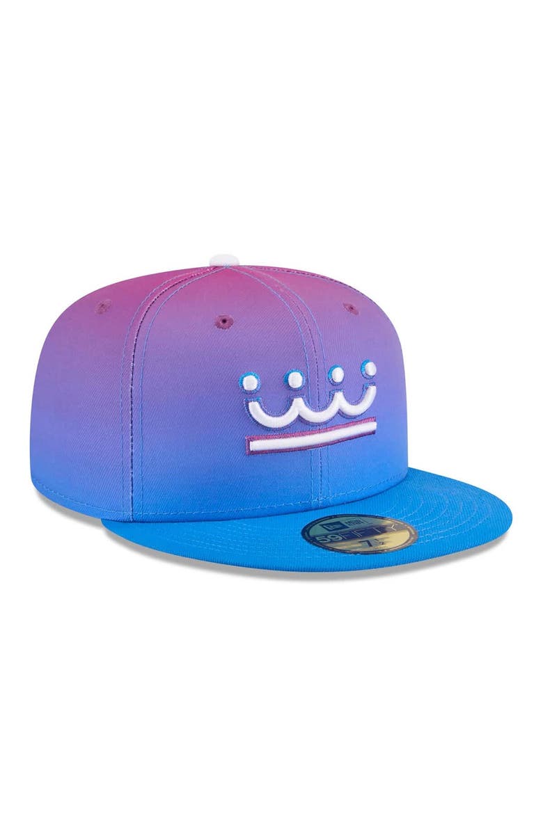 New Era Men's New Era Purple/Blue Kansas City Royals 2026 City Connect 59FIFTY Fitted Hat, Alternate, color, Purple