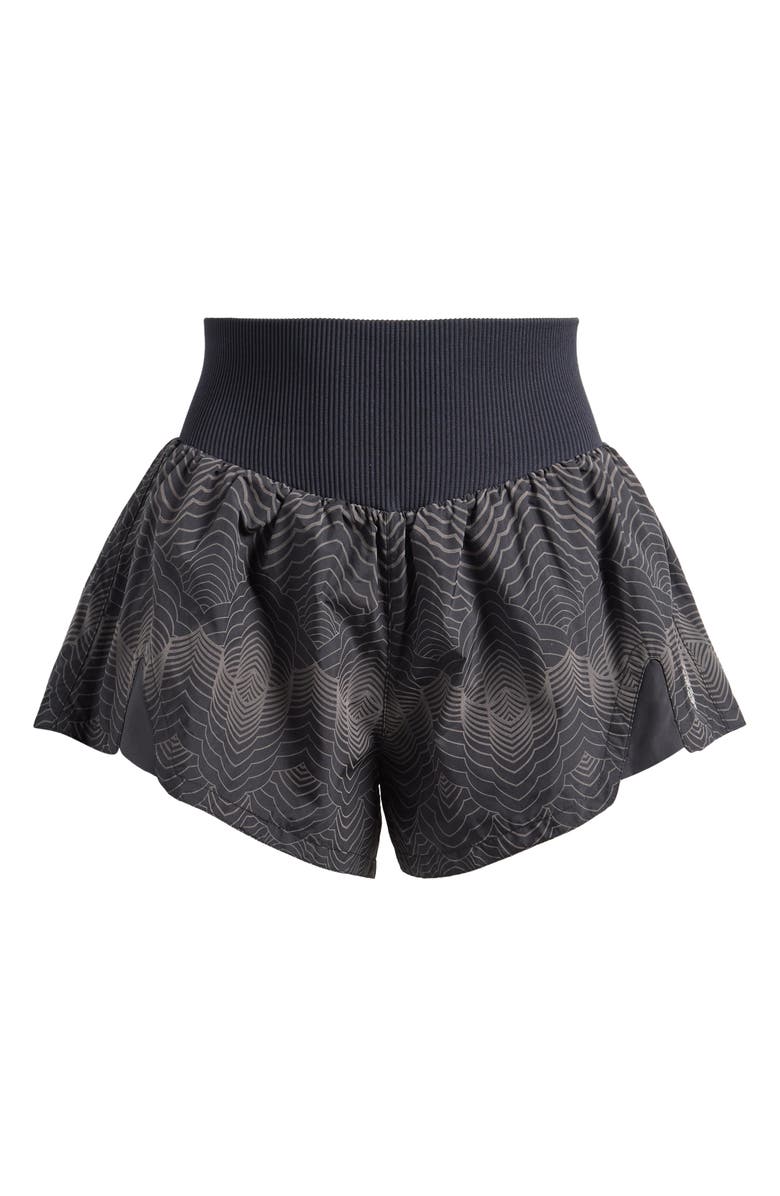 Free People Carpe Diem Reflective Shorts, Alternate, color, Black Combo