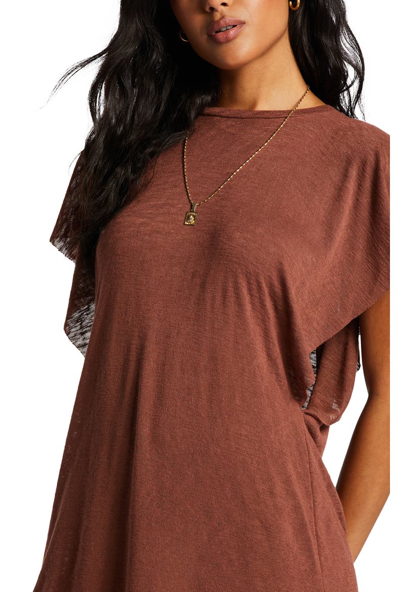 Out for Waves Cover-Up Tunic (Nordstrom Exclusive), Alternate, color, MOCHA