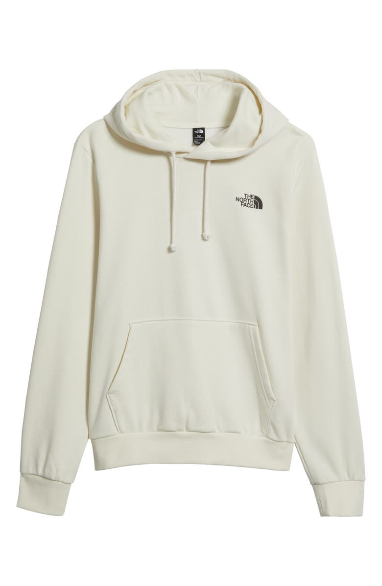 The North Face Evolution Half Dome Mountain Graphic Hoodie, Alternate, color, White Dune
