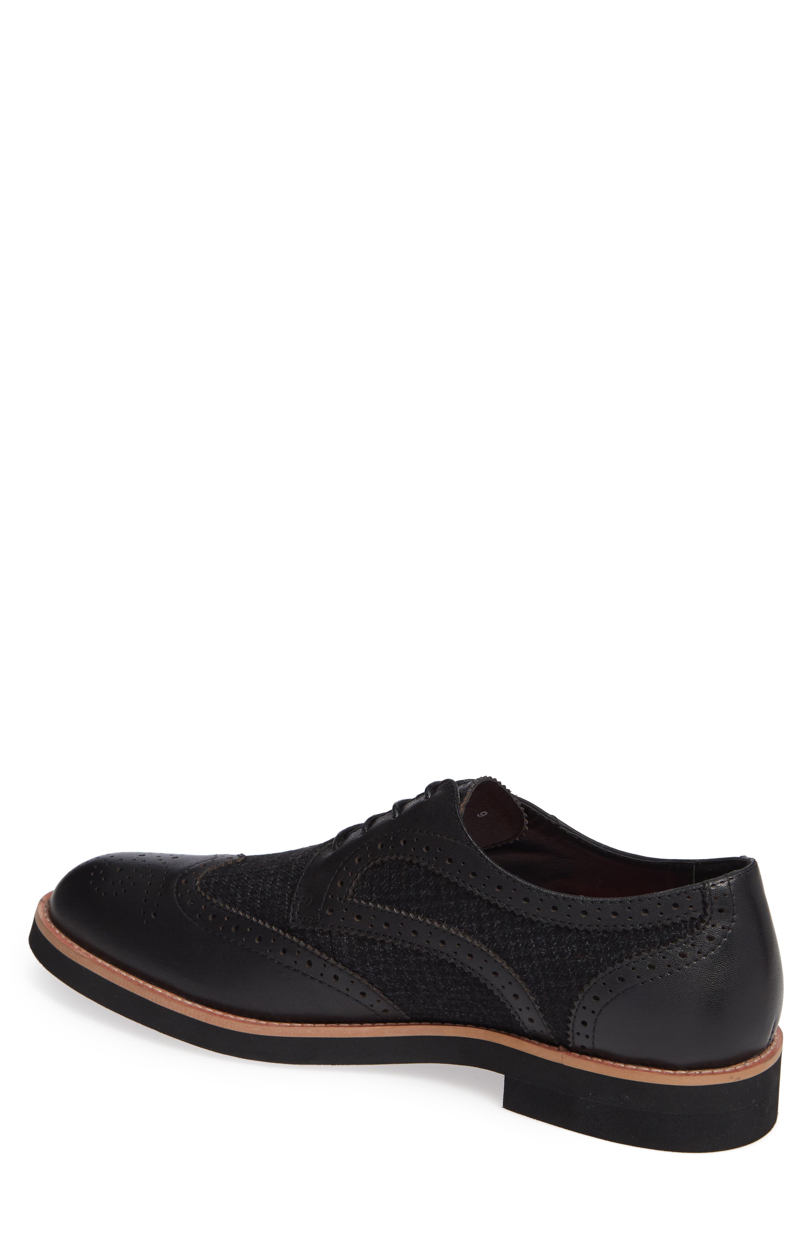 Bolton Wingtip, Alternate, color, BLACK