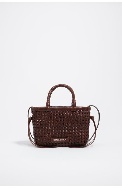 Plaited Leather XS Bag