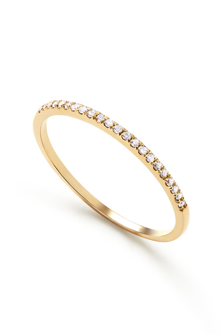 Gold Band Ring - Gold Diamond Eternity Ring, Main, color, Gold