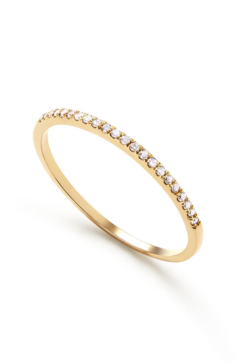 Ana Luisa Gold Band Ring - Gold Diamond Eternity Ring, Main, color, Gold