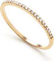 Ana Luisa Gold Band Ring - Gold Diamond Eternity Ring