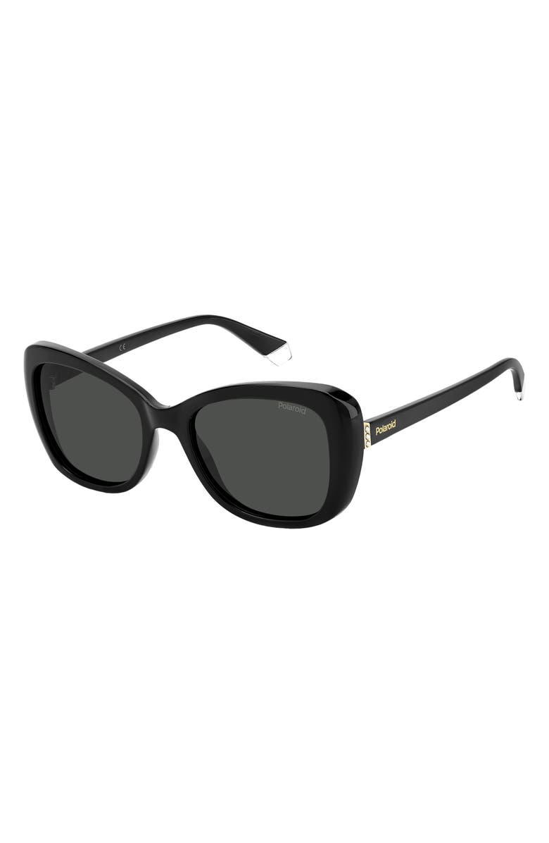 Polaroid 53mm Polarized Cat Eye Sunglasses, Alternate, color, 
