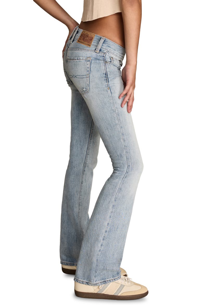 Addison Ultra Low Rise Flare Jeans, Alternate, color, BARE