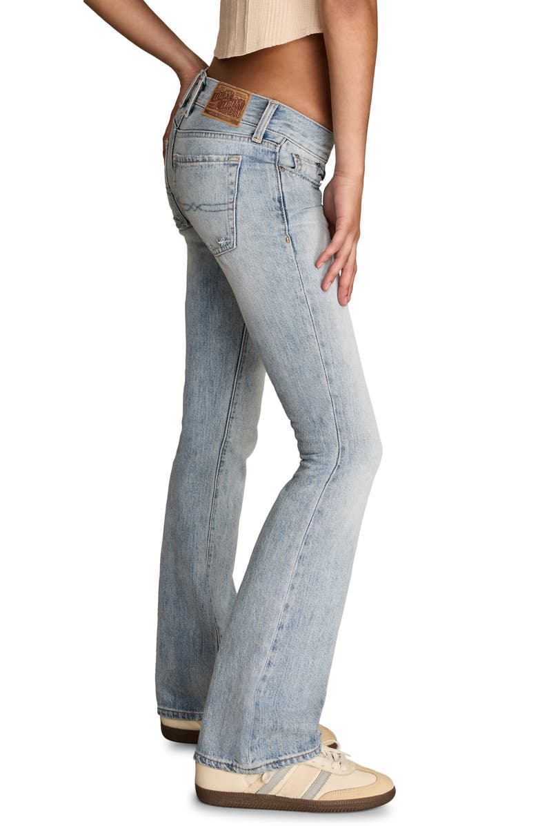 Lucky Brand Addison Ultra Low Rise Flare Jeans, Alternate, color, Bare