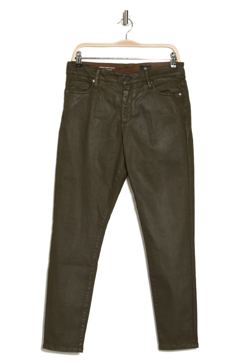 AG Farrah High Waist Ankle Skinny Jeans, Main, color, Ltt Lt Shady Moss