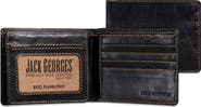 JACK GEORGES Voyager Bifold Wallet with ID Flap