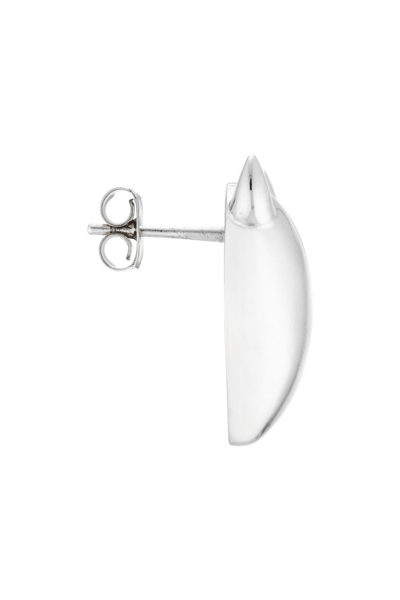 Devil Stud Earrings, Alternate, color, PALLADIUM