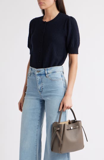 Romy Pebble Leather Bucket Bag
