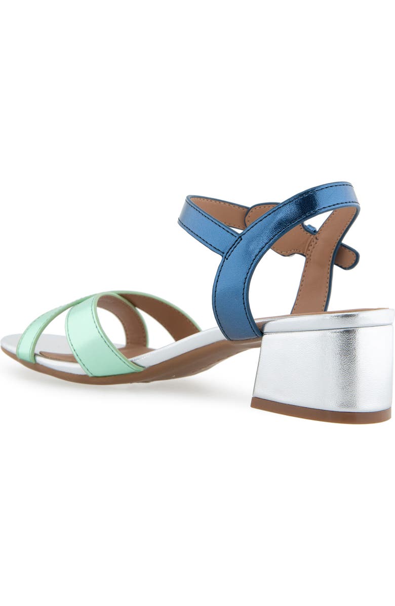 Aerosoles Cinzia Block Heel Sandal, Alternate, color, Metallic Multi Faux Leather