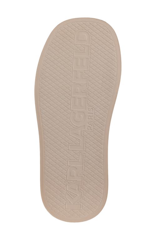 Karl Lagerfeld Ohare Platform Slide Sandal