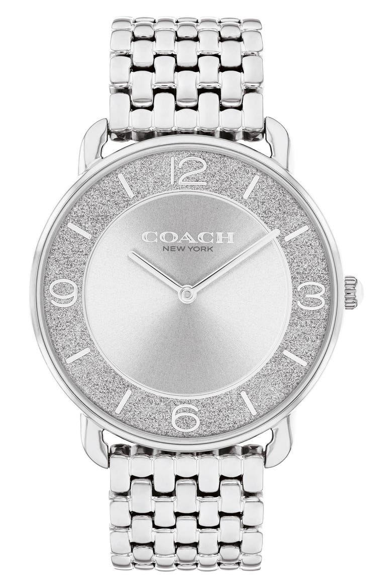 Elliot Bracelet Watch, 36mm, Main, color, SILVER WHITE