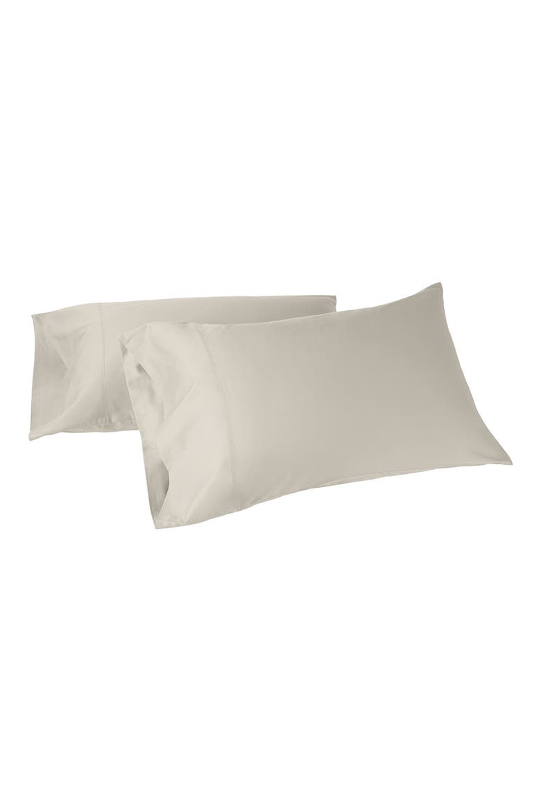 Cloud Soft Organic Cotton Sateen Pillowcases, Main, color, STONE
