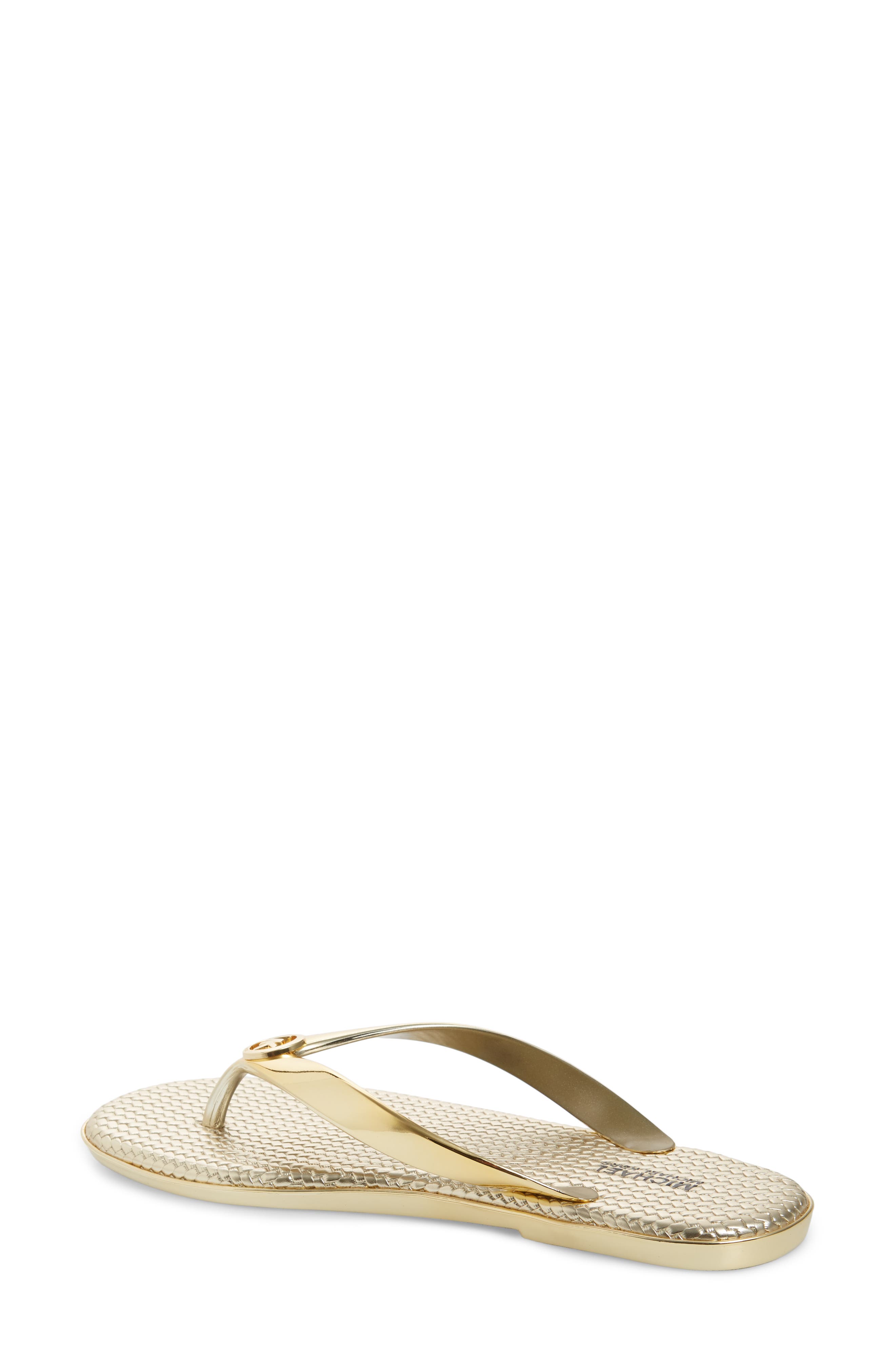 MICHAEL Michael Kors 'Jet Set' Jelly Flip Flop, Alternate, color, 