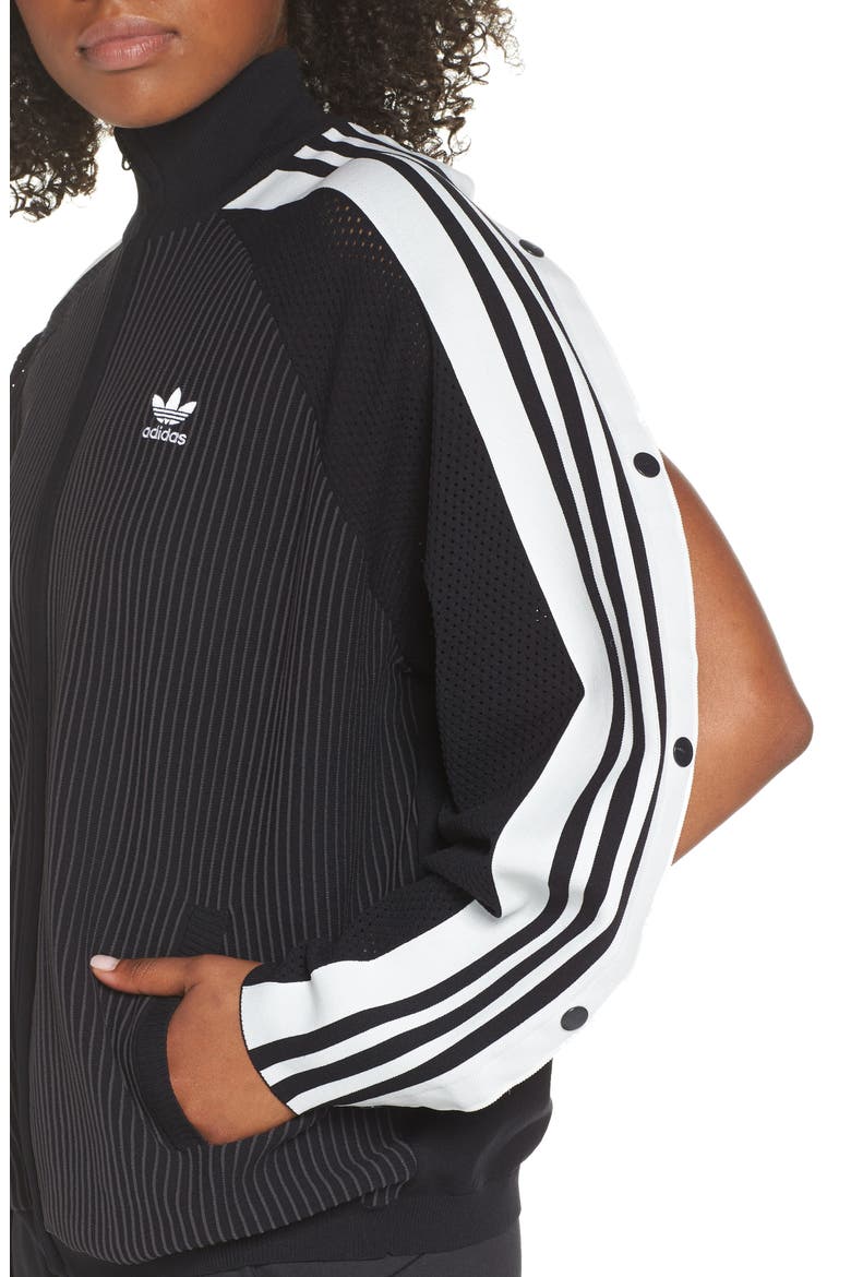 Adibreak Track Jacket, Alternate, color, BLACK