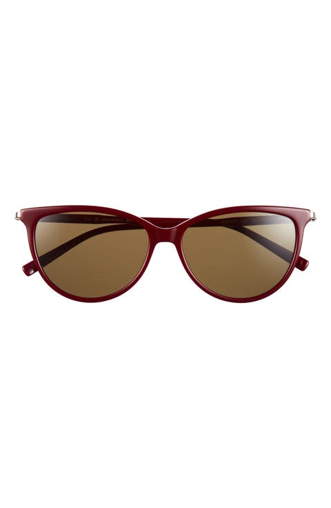 55mm Cat Eye Sunglasses