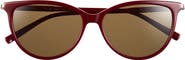 FERRAGAMO 55mm Cat Eye Sunglasses