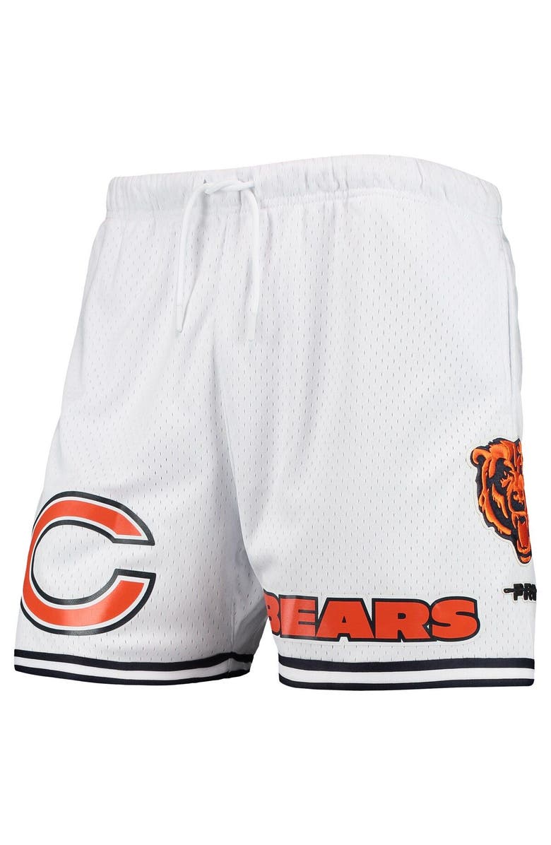 PRO STANDARD Men's Pro Standard White/Black Chicago Bears Mesh Shorts, Alternate, color, 