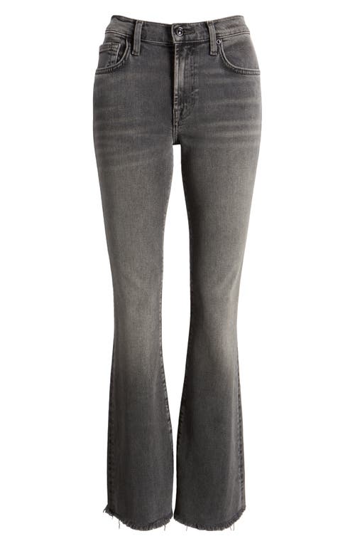 7 For All Mankind Tailorless Ultra High Waist Bootcut Jeans In Red