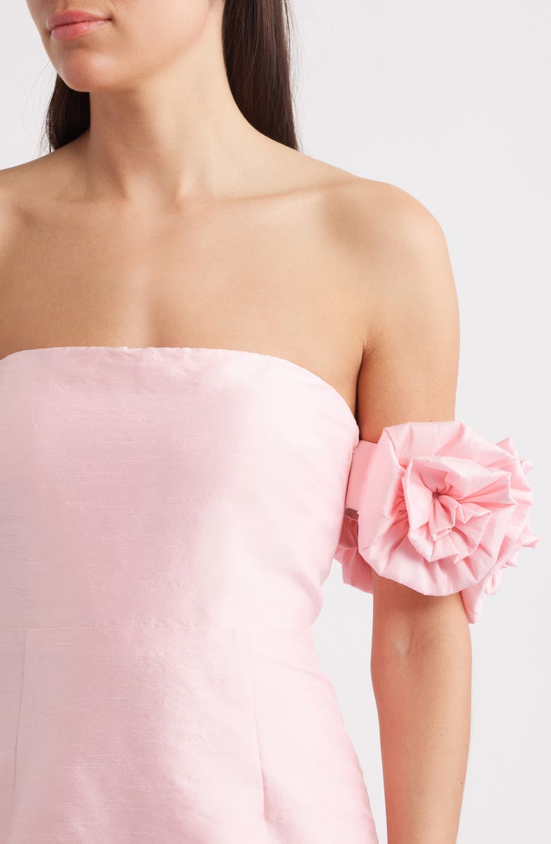 LIKELY Azi Off the Shoulder Column Gown, Alternate, color, Roseshadow