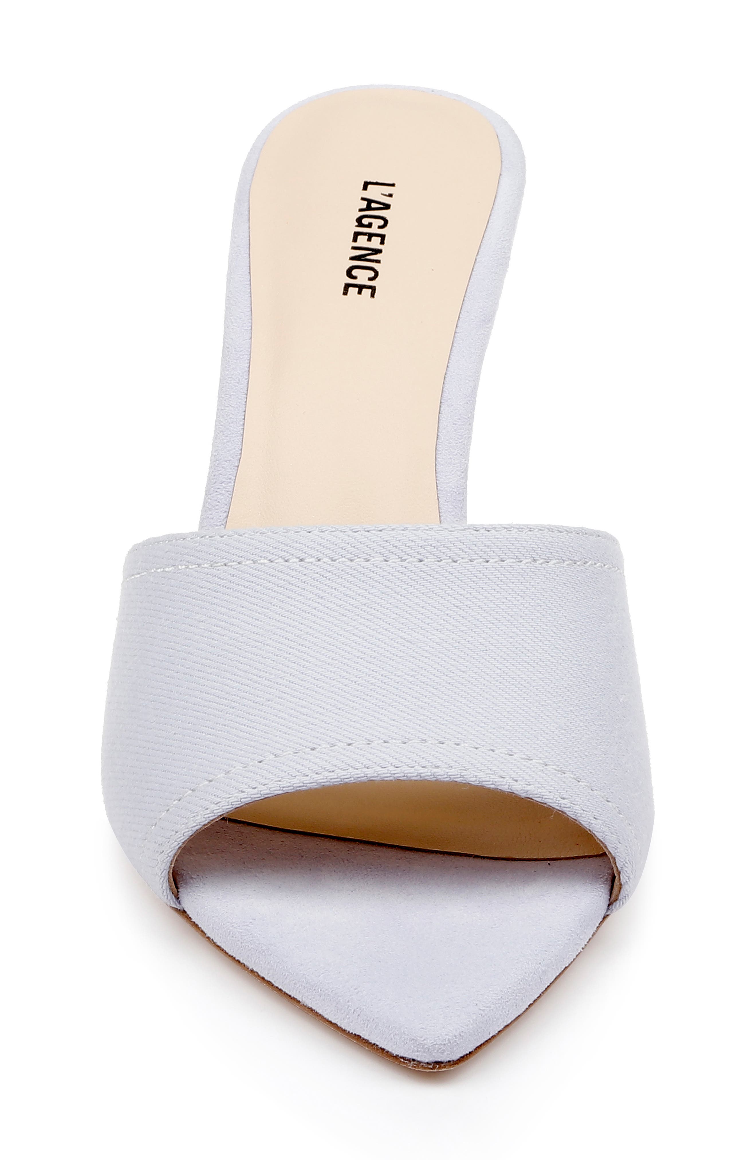L'AGENCE Lolita Pointed Toe Sandal, Alternate, color, Lilac
