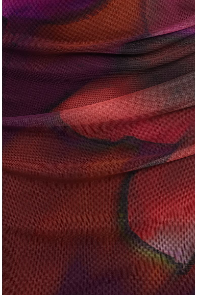 Lazul Long Sleeve Maxi Dress, Alternate, color, ABSTRACT PASQUE BLOSSOM