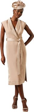 Coast Tux Satin Midi Dress