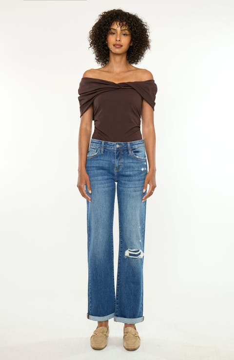 Bianca Essentials Mid Rise True Straight Jeans
